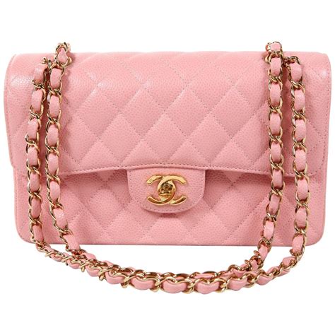 pink chanel flap gold|pink chanel bag price.